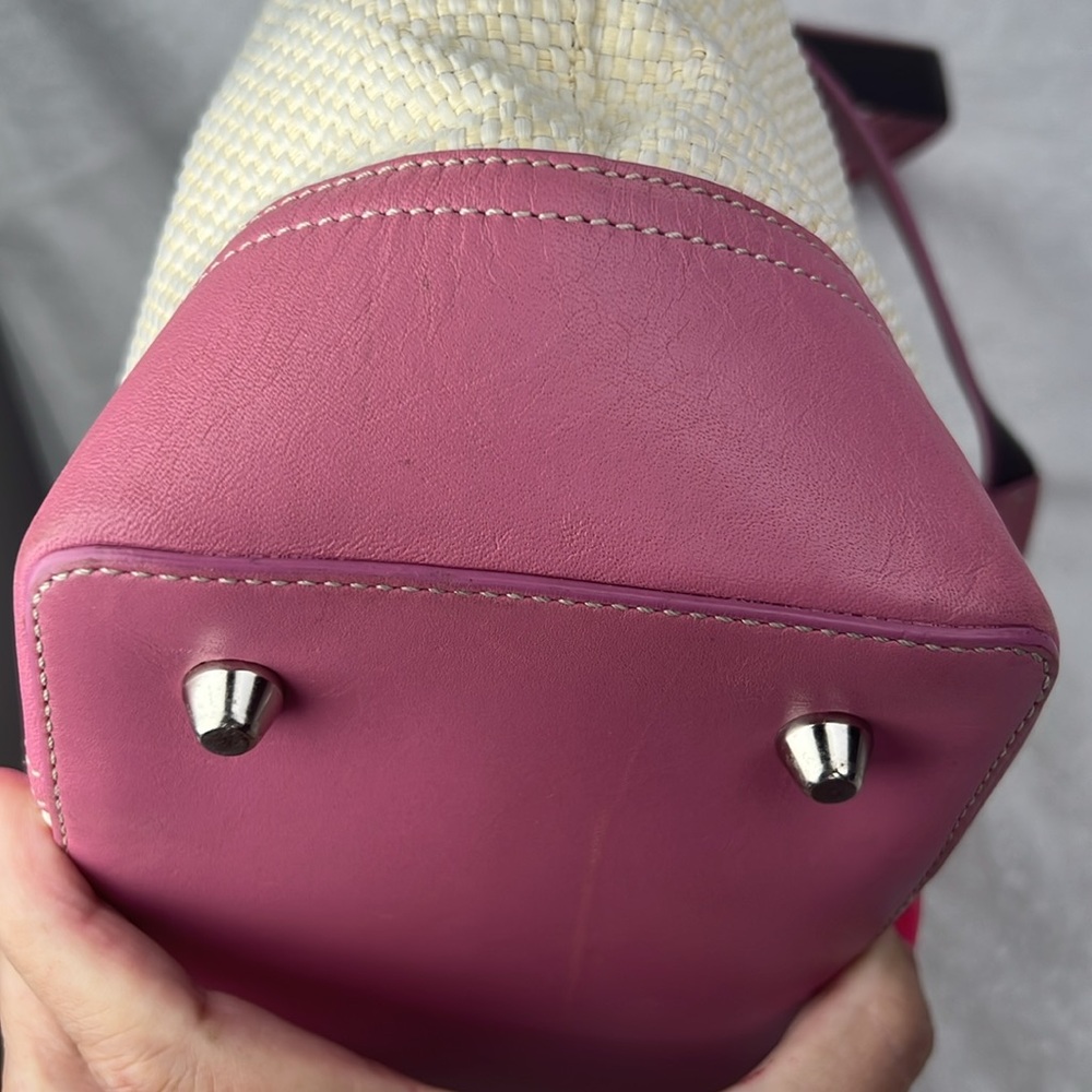 Coach Pink and Cream Tote Bag #B04K – 4468 - Picture 6 of 10